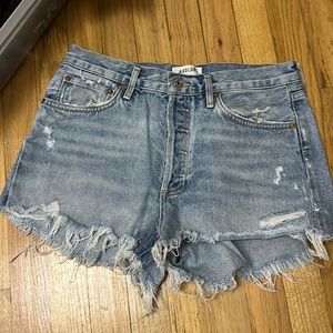 AGOLDE size 27 blue Jean shorts